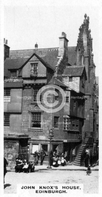 John Knox's house, Edinburgh, c1920s. Artist: Unknown