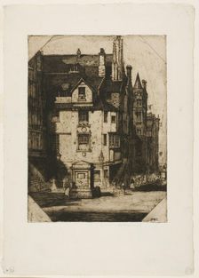 John Knox's House, 1905. Creator: David Young Cameron
