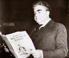 John L Lewis, American trade unionist, 1939. Creator: Unknown