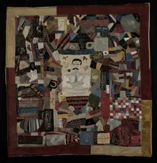 John L. Sullivan Quilt, Illinois, c. 1890. Creator: Unknown