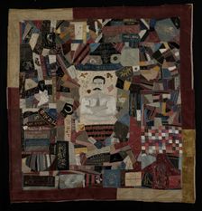 John L. Sullivan Quilt, Illinois, c. 1890. Creator: Unknown