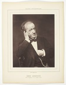 John Lemoinne, [French journalist, diplomat and politician], c. 1880. Creator: Goupil and Co