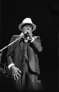 John Lee Hooker, Royal Festival Hall, London, 1988. Artist: Brian O'Connor