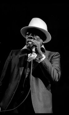 John Lee Hooker, Royal Festival Hall, London, 1988. Artist: Brian O'Connor