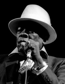 John Lee Hooker, Royal Festival Hall, London, 1988. Artist: Brian O'Connor