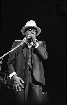 John Lee Hooker, Royal Festival Hall, London, 1988. Artist: Brian O'Connor