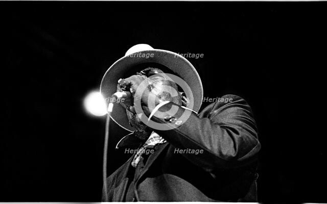 John Lee Hooker, Royal Festival Hall, London, 1988.  Artist: Brian O'Connor.