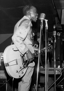 John Lee Hooker, The Flamingo Club, Soho, London, 1961. Creator: Brian Foskett