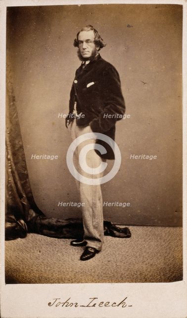 John Leech, c1860s. Creator: McLean, Melhuish & Haes.