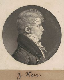 John Leeds Kerr, 1808. Creator: Charles Balthazar Julien Févret de Saint-Mémin