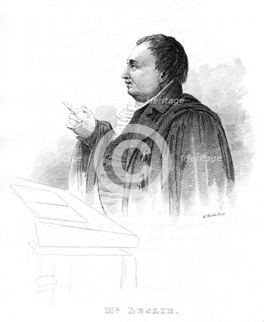 John Leslie (1766-1832), Scottish natural philosopher and physicist, lecturing, 19th century. Creator: Unknown.