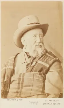 John Linnell Snr., c1860s. Creator: Elliott & Fry