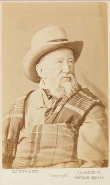 John Linnell Snr., c1860s. Creator: Elliott & Fry