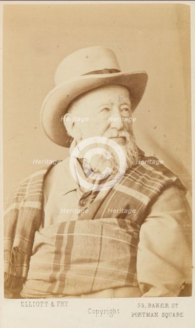 John Linnell Snr., c1860s. Creator: Elliott & Fry.