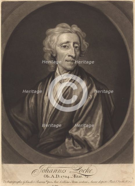 John Locke, 1721. Creator: John Smith.
