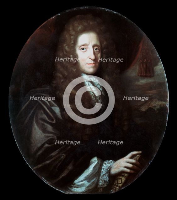 John Locke, English philosopher, 1689. Creator: Verelst Harman.