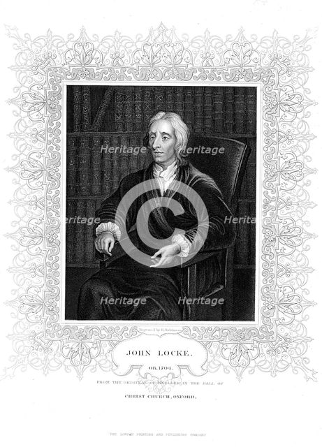 John Locke, English philosopher, c1680-1704. Creator: Sir Godfrey Kneller.
