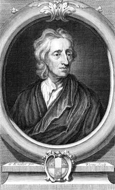 John Locke, English philosopher, c1713 Creator: George Vertue