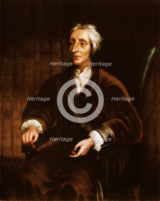 'John Locke', late 17th century, (1943).  Creator: Sir Godfrey Kneller.