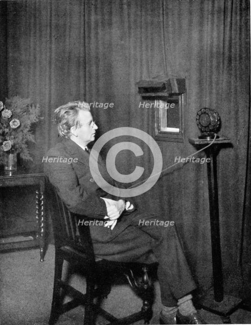 John Logie Baird (1888-1946), Scottish electrical engineer and pioneer of television, 1920s Artist: Unknown