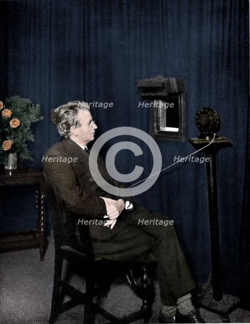 John Logie Baird (1888-1946), Scottish electrical engineer and pioneer of television, 1920s Artist: Unknown.