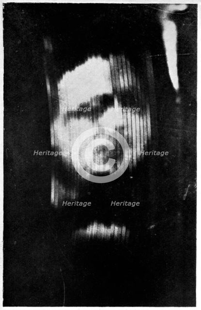 John Logie Baird's first television demonstration, 1926. Artist: Unknown