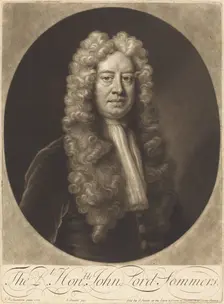 John Lord Sommers, 1713. Creator: John Smith