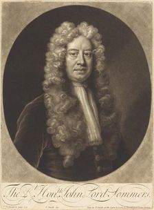 John Lord Sommers, 1713. Creator: John Smith