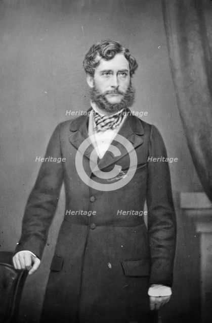 John Lothrop Motley, between 1855 and 1865. Creator: Unknown.