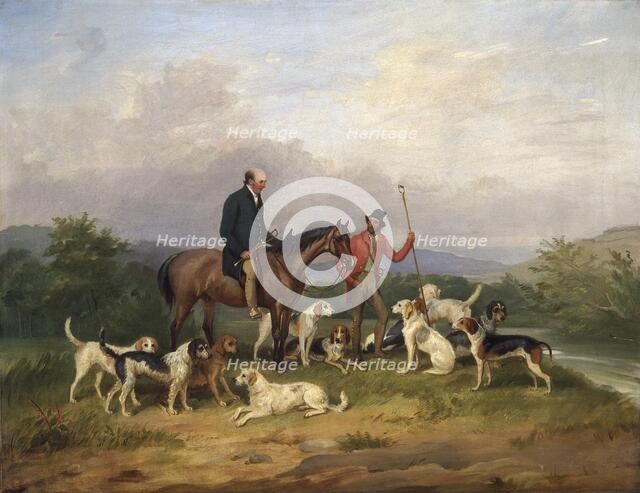 'John Lloyd (1771-1829) and George Thomas of Llandyssil',, c1817. Artist: Thomas Weaver