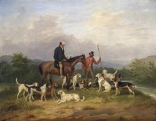 John Lloyd (1771-1829) and George Thomas of Llandyssil , c1817. Artist: Thomas Weaver