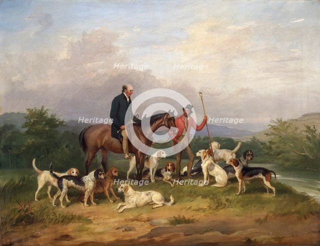 'John Lloyd (1771-1829) and George Thomas of Llandyssil',, c1817. Creator: Thomas Weaver.