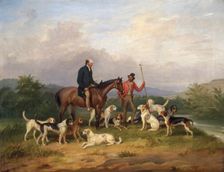 John Lloyd (1771-1829) and George Thomas of Llandyssil , c1817. Creator: Thomas Weaver