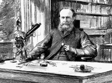 John Lubbock, lst Baron Avebury, English banker, scientist and Liberal politician, 1884