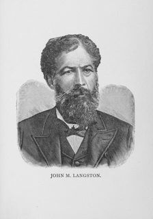 John M. Langston, 1887. Creator: Unknown