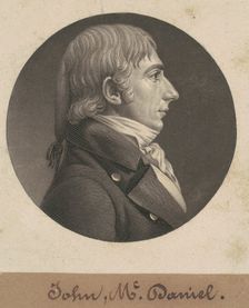 John McDaniel, 1806. Creator: Charles Balthazar Julien Févret de Saint-Mémin