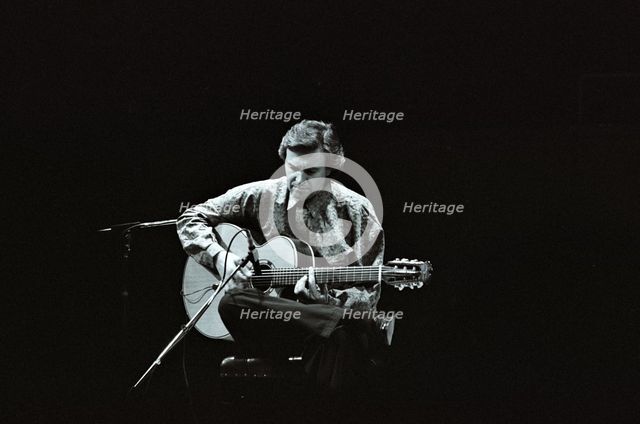 John McLaughlin, Fairfield Halls, Croydon, London, 1987. Creator: Brian O'Connor.