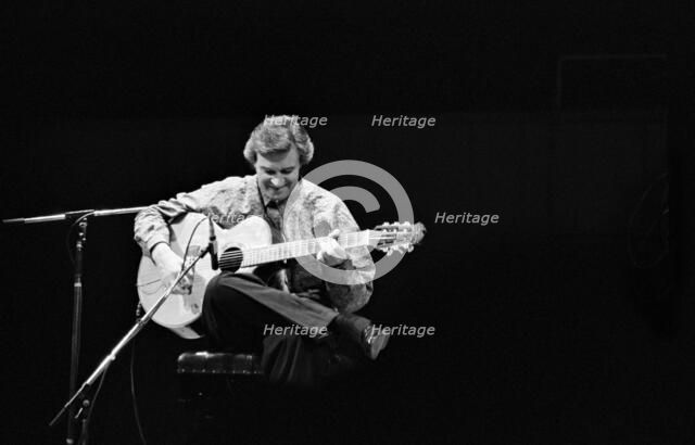 John McLaughlin, Fairfield Halls, Croydon, London, 1987. Creator: Brian O'Connor.