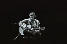 John McLaughlin, Fairfield Halls, Croydon, London, 1987. Creator: Brian O'Connor