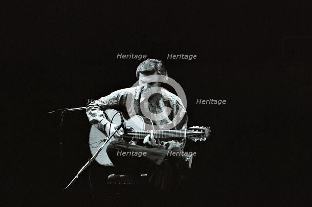 John McLaughlin, Fairfield Halls, Croydon, London, 1987. Creator: Brian O'Connor.