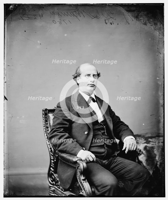 John Manning Jr. of North Carolina, between 1860 and 1875. Creator: Unknown.