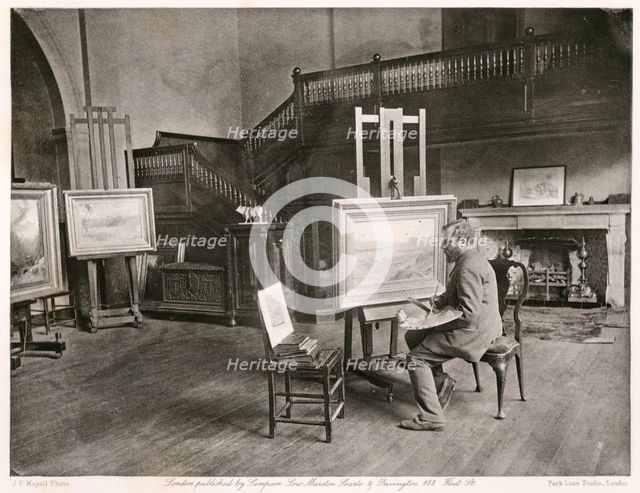 John MacWhirter, R.A., c1884. Creator: Joseph Parkin Mayall.