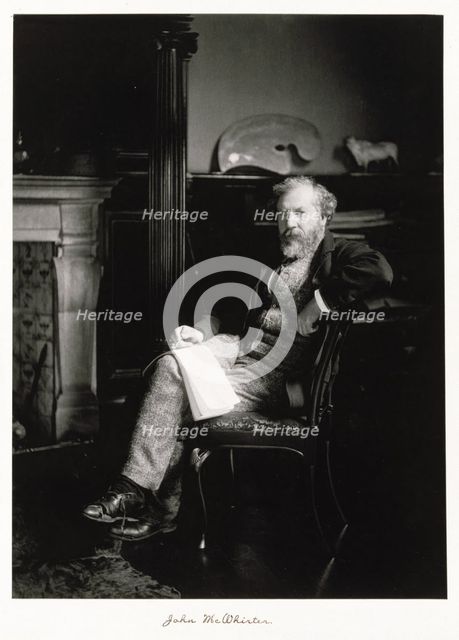 John MacWhirter, RA, c1889-1891. Creator: Ralph W Robinson.