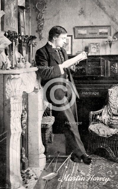 John Martin Harvey (1863-1944), English actor, early 20th century. Artist: Unknown