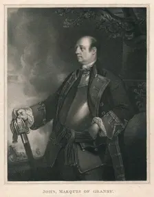 John, Marquis of Granby c1758-1760, (1810). Creator: William Bond