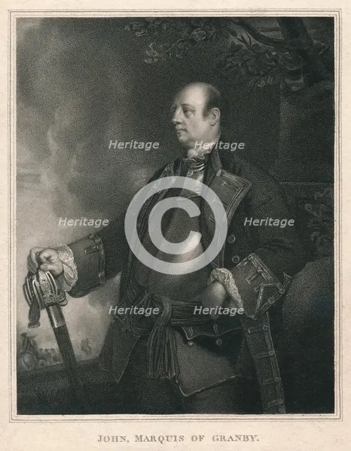 'John, Marquis of Granby', c1758-1760, (1810). Creator: William Bond.