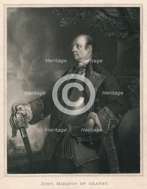 'John, Marquis of Granby', c1758-1760, (1810). Creator: William Bond.