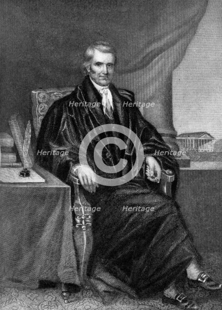 John Marshall (1755-1835), American statesman and jurist, 19th century (1908). Artist: Unknown