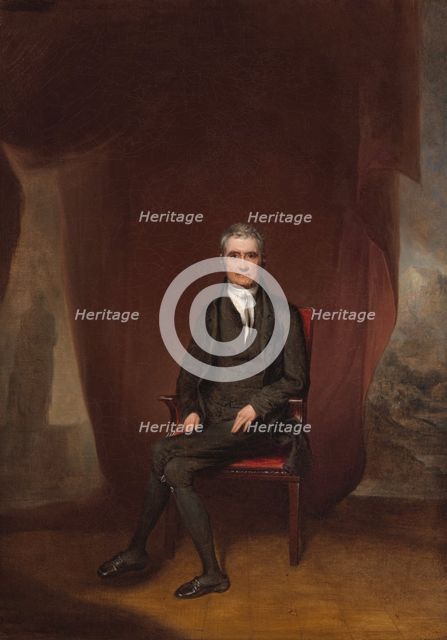 John Marshall, c. 1832. Creator: William James Hubard.