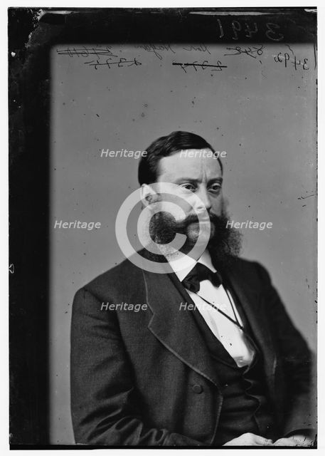John Marshall Hagans of West Virginian, between 1870 and 1880. Creator: Unknown.